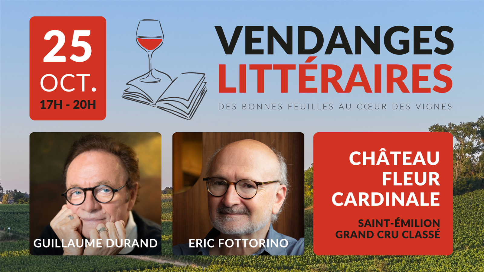 Vendanges littéraires à La Maison Cardinale