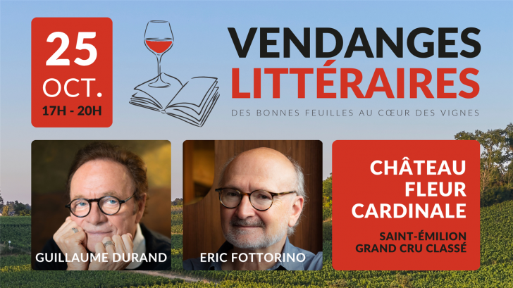 Vendanges littéraires à La Maison Cardinale