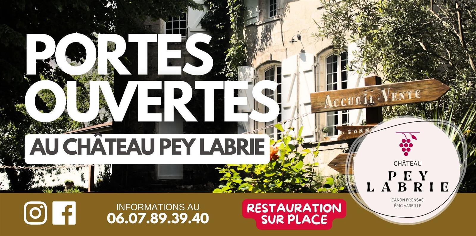 Château Pey Labrie - Portes ouvertes Fronsac & ...