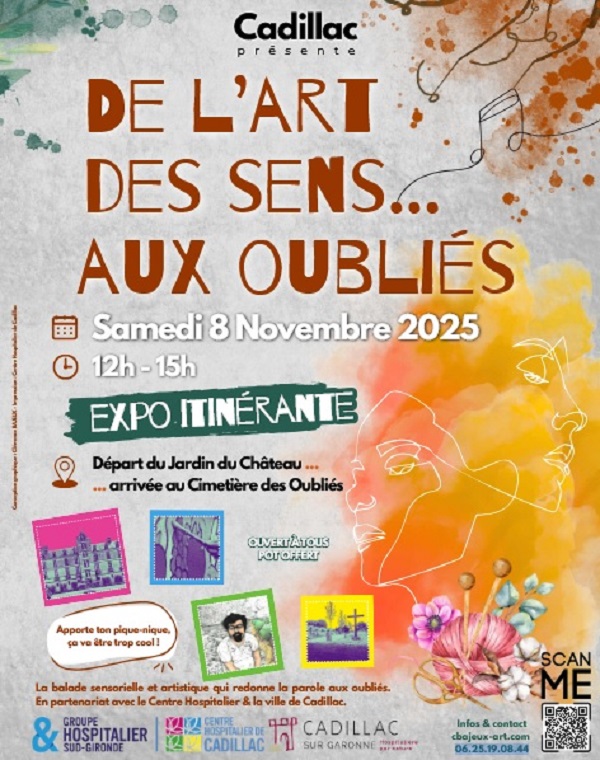 Exposition itinérante : De l'Art des Sens... A ...