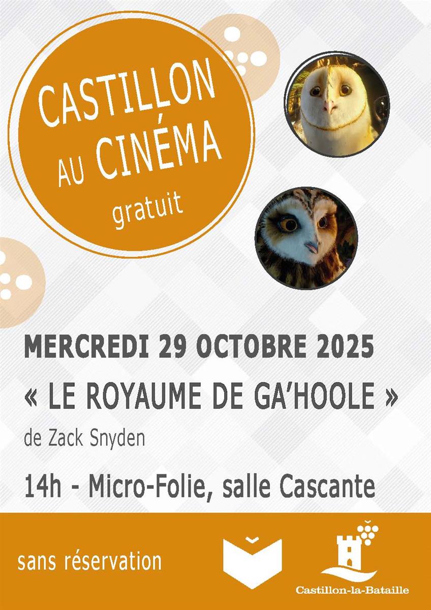 Castillon au cinema : le royaume de Ga'hoole