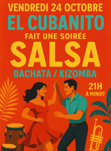 Soirée Salsa, Bachata, Kizomba