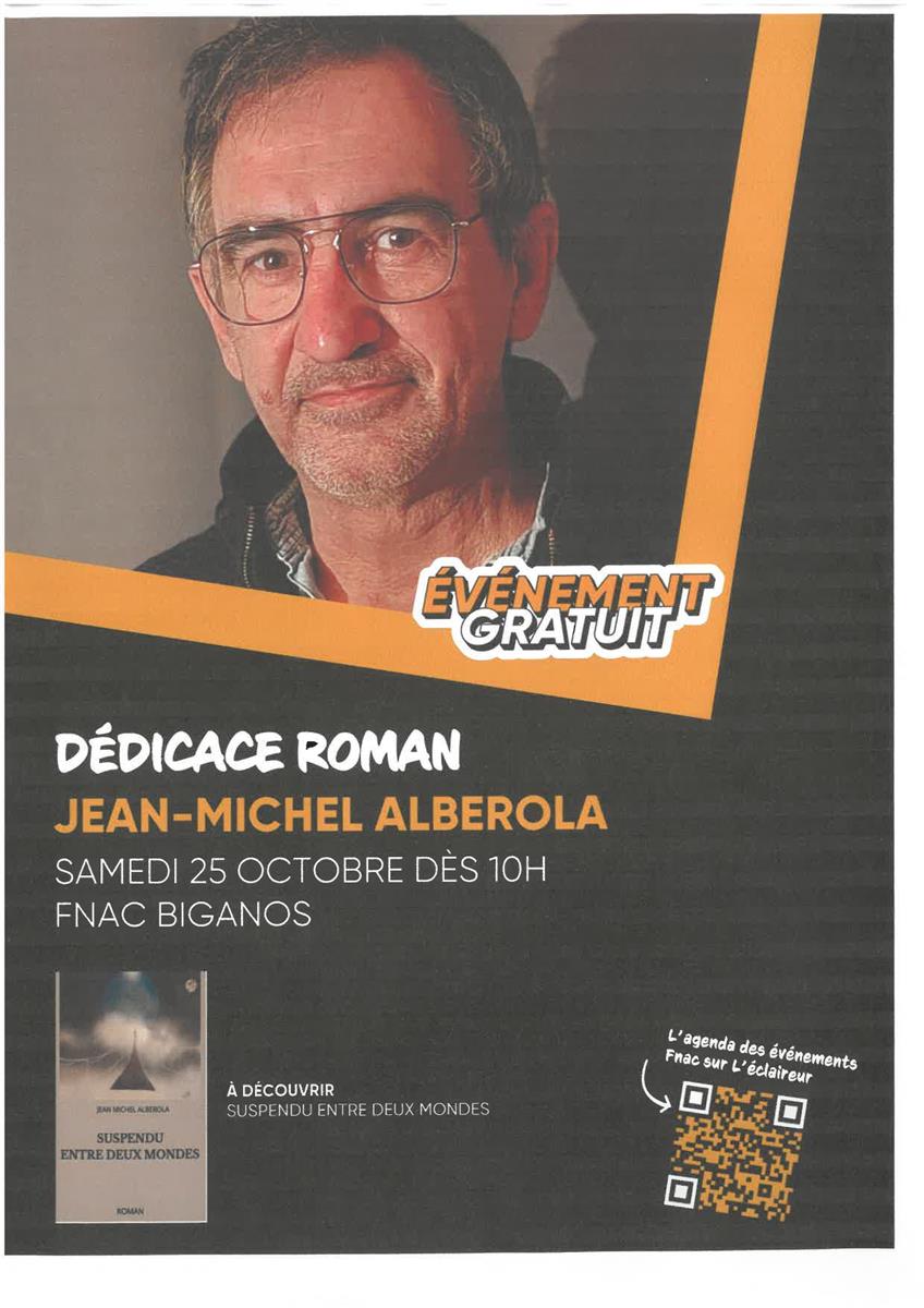 Dédicace roman par Jean-Michel Alberola