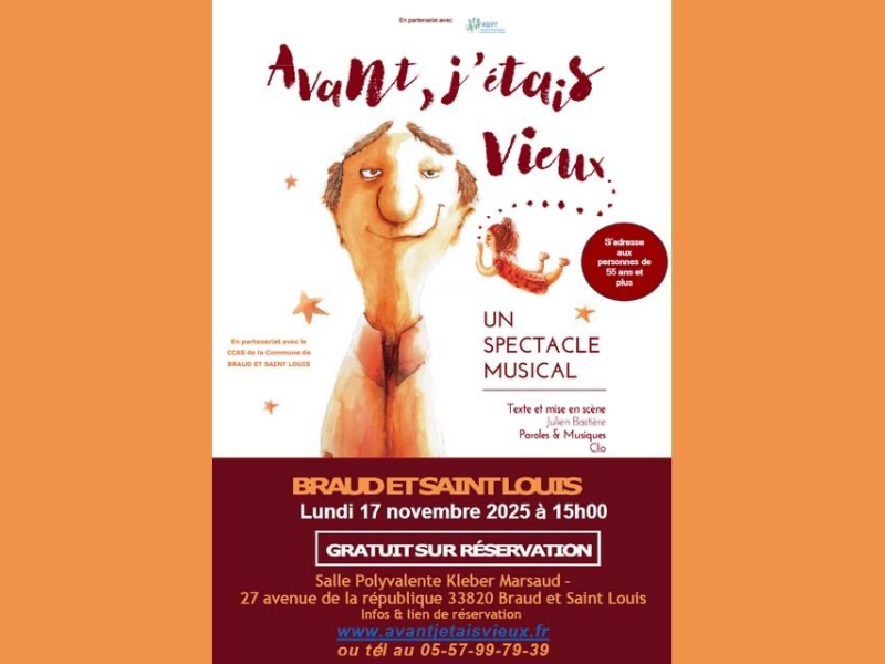 Spectacle musical "Avant, j'étais vieux"