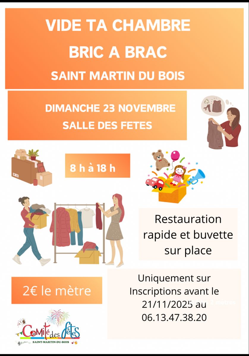 Vide ta chambre bric à brac
