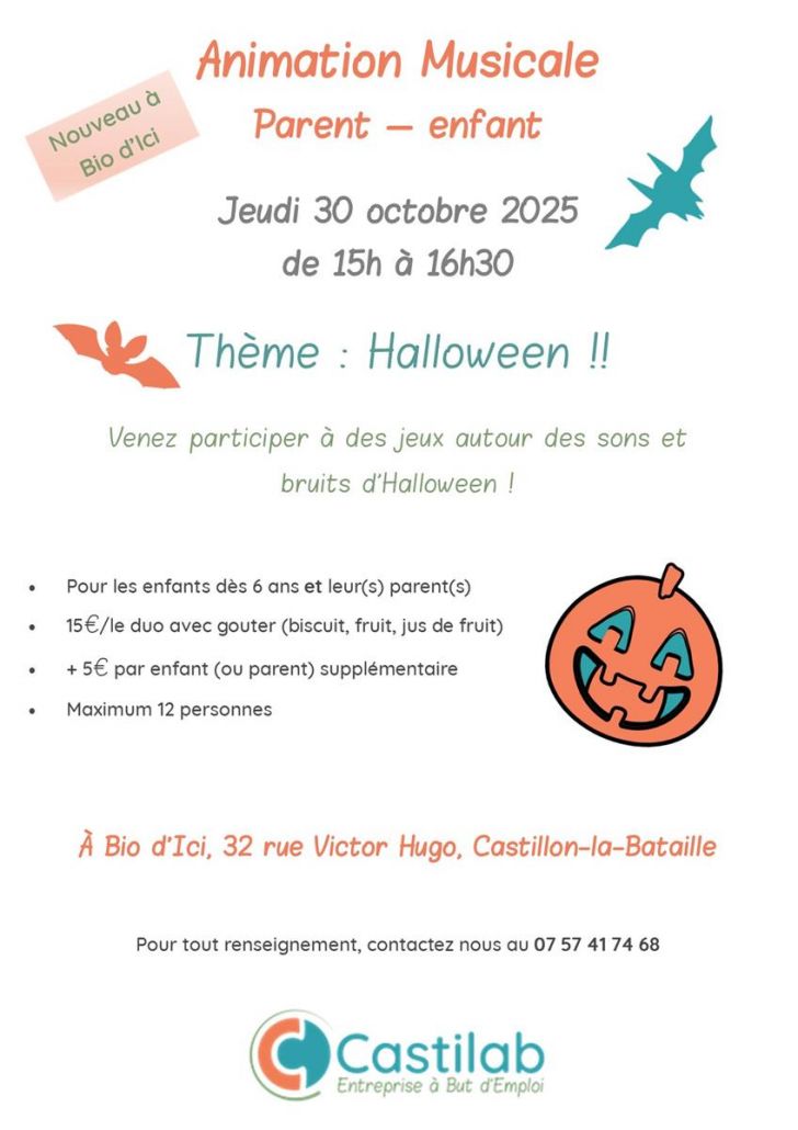 Animation musicale : parents-enfants