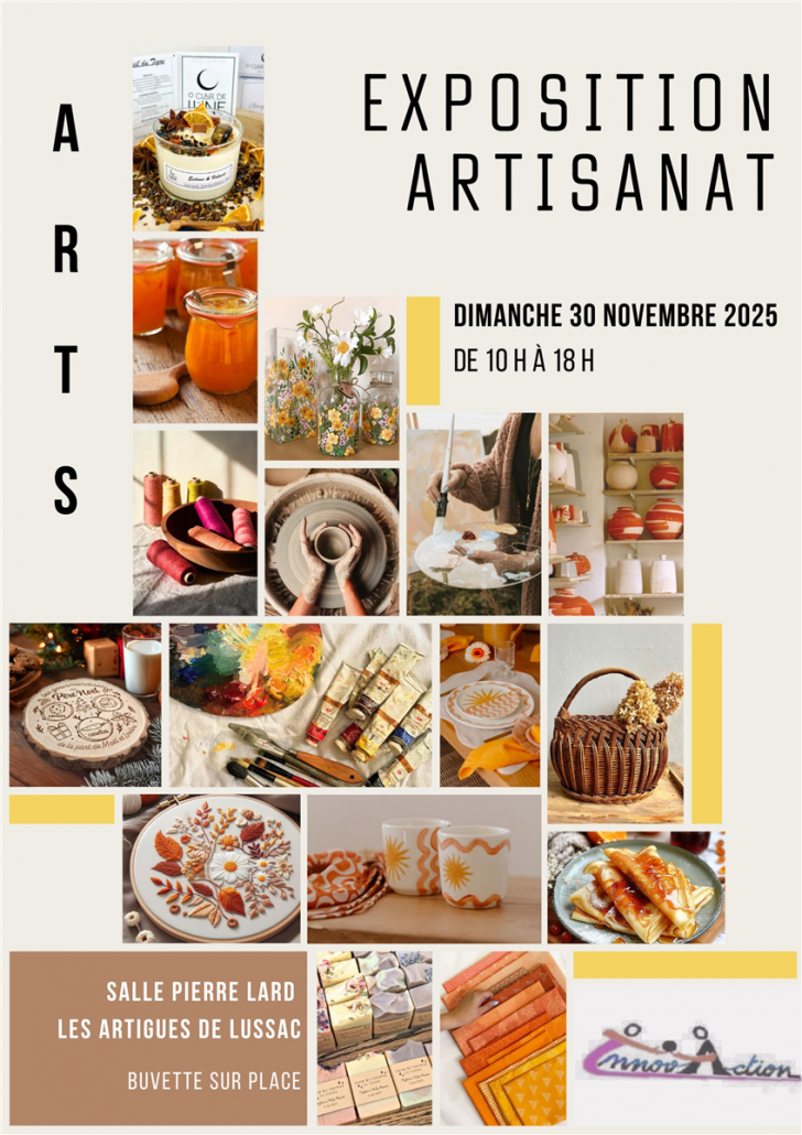 Exposition d'artisanat aux Artigues de Lussac