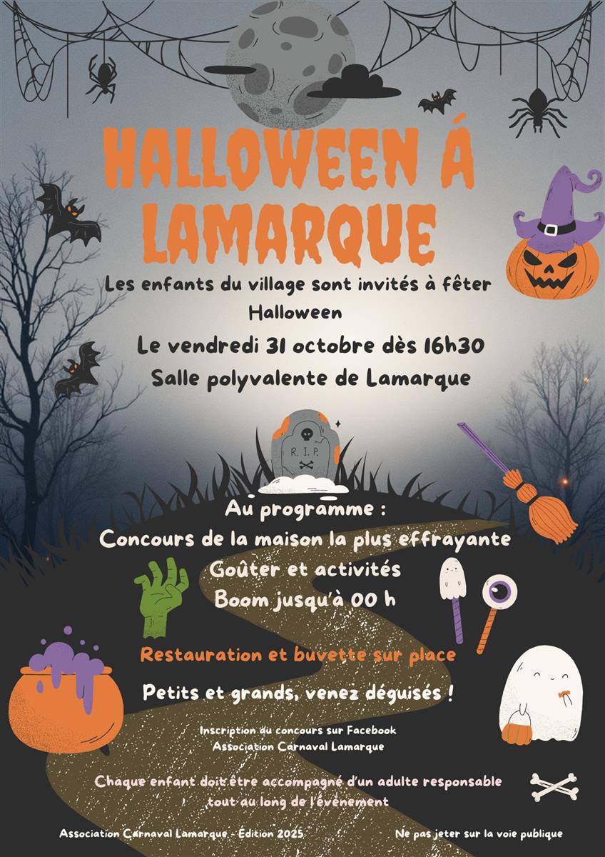 Halloween à Lamarque