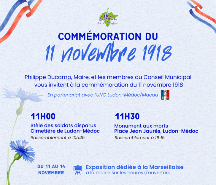Cérémonie commémorative du 11 novembre 1918 à  ...