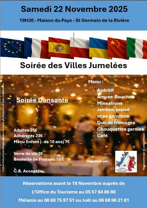 Soirée des villes jumelées
