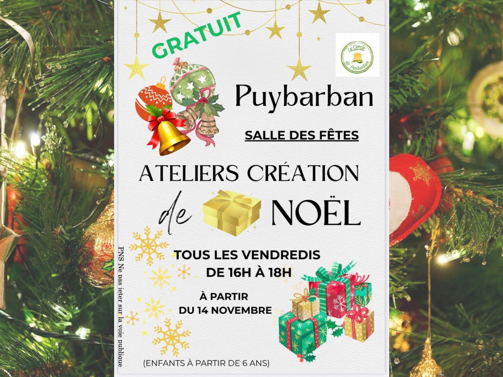 Atelierde création : Noël