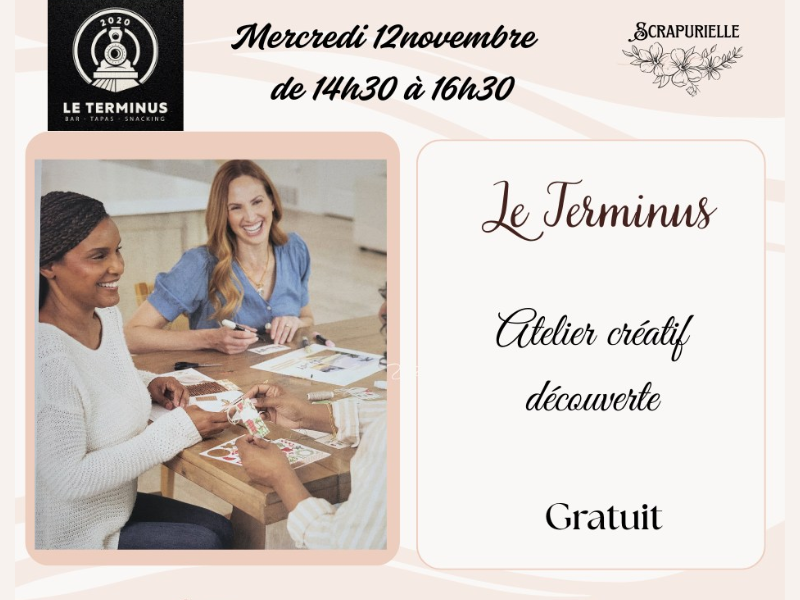 Atelier créatif découverte au Terminus
