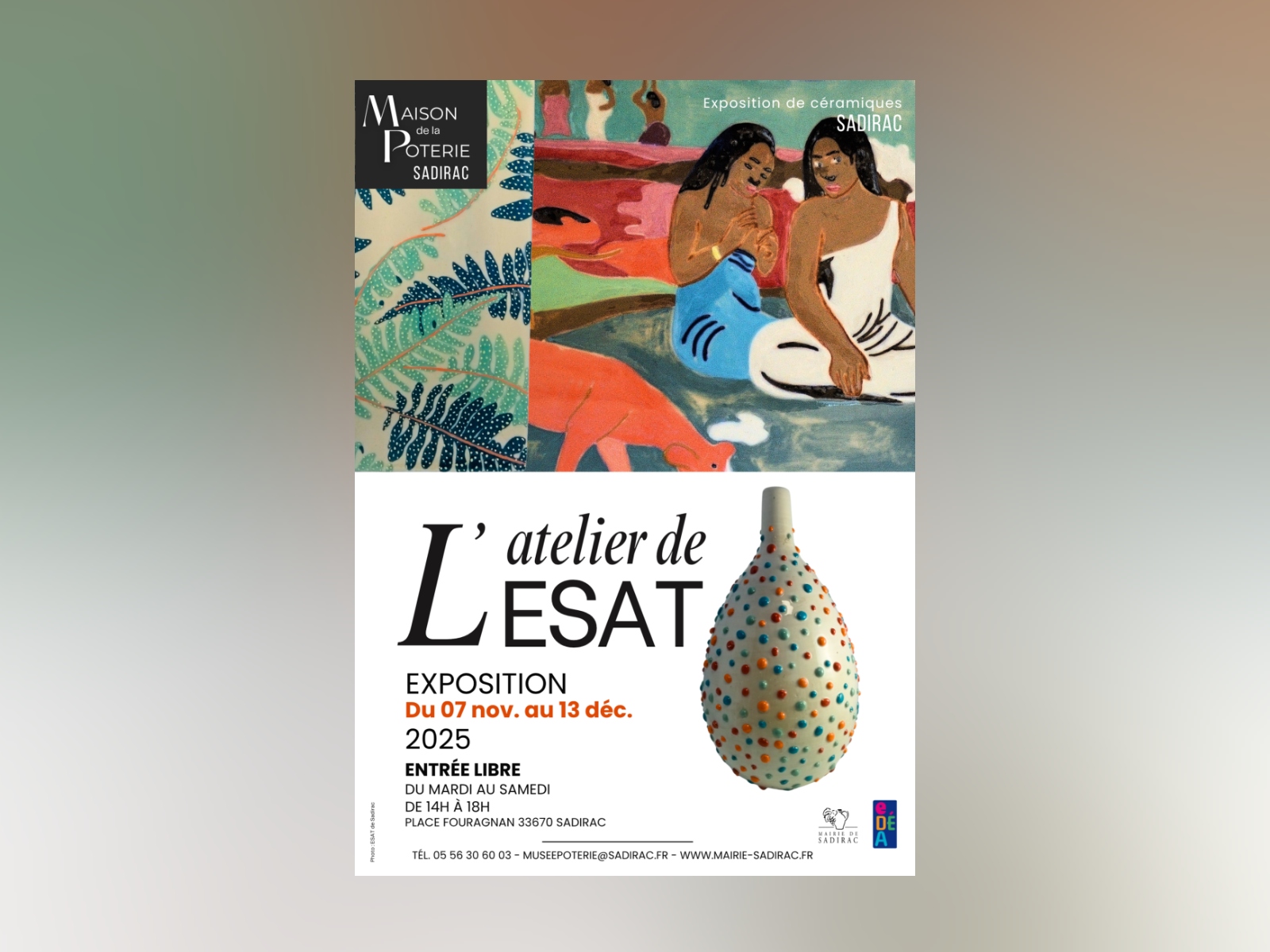Exposition de céramiques : L’atelier de l’ESAT