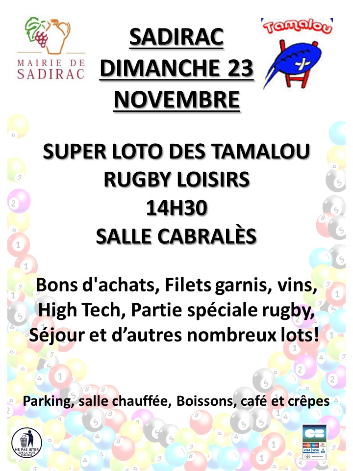 Loto des Tamalou Rugby