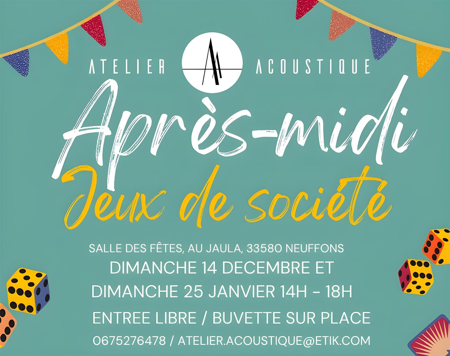 Après-midi jeux de société
