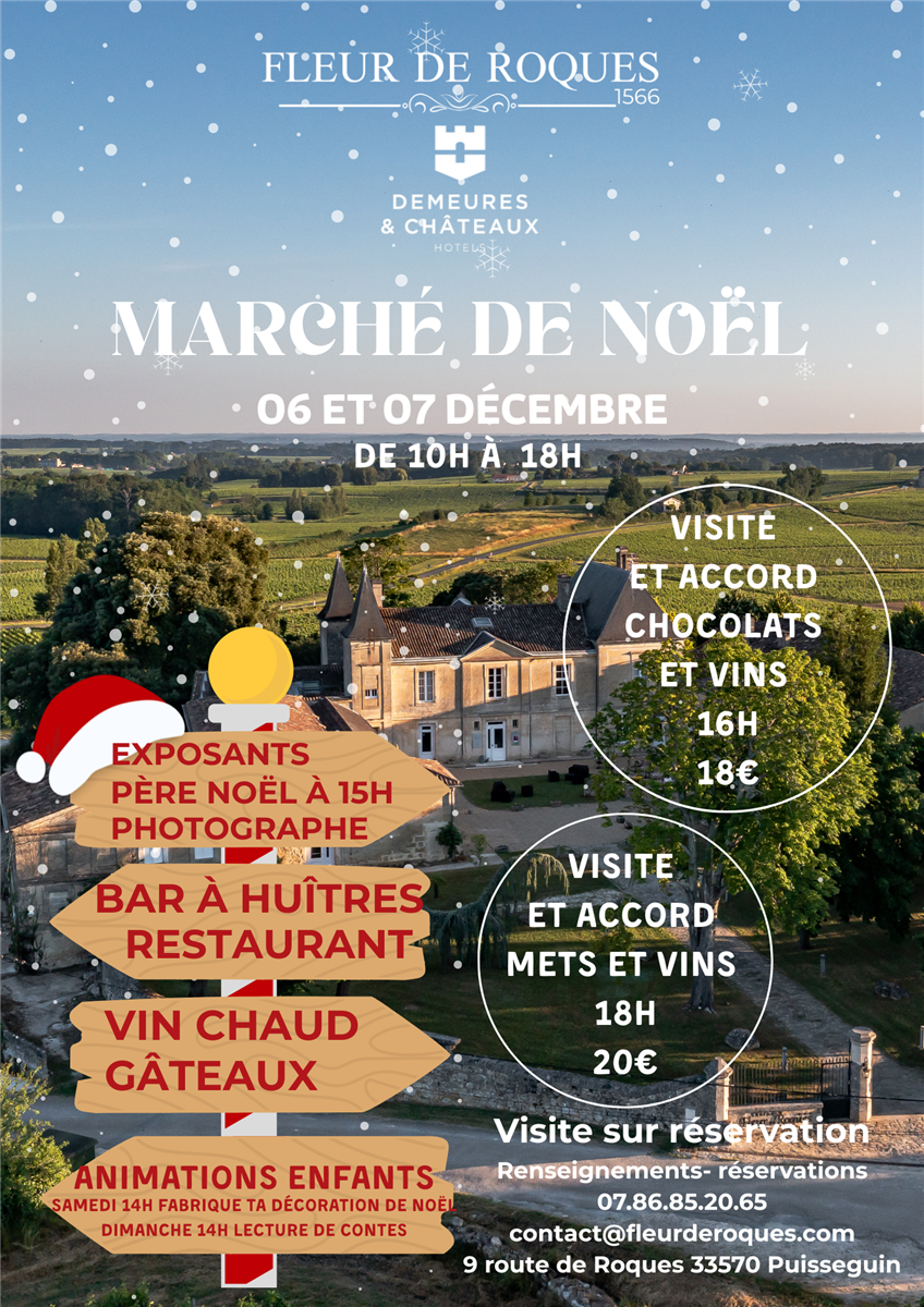 Marché de Noël au Château Fleur de Roques