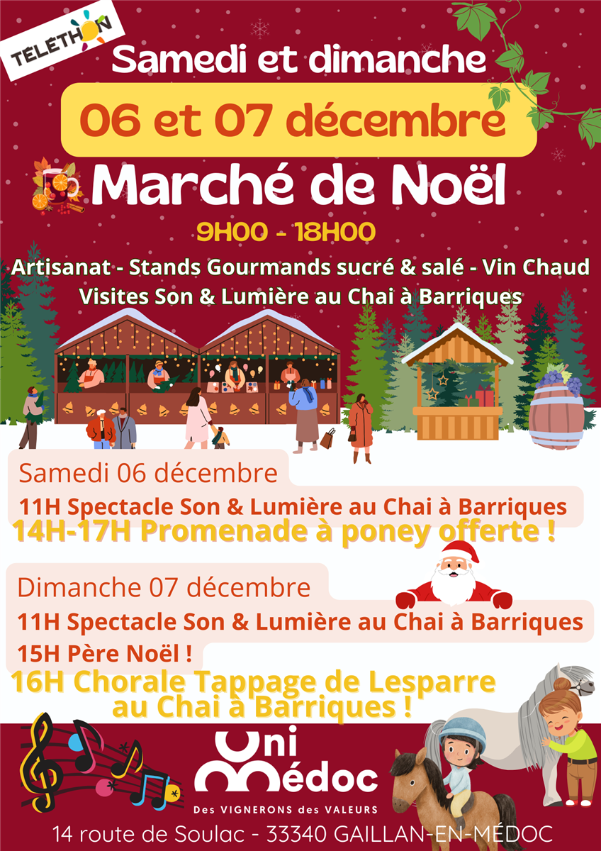 Marché de Noël d'Uni-Médoc