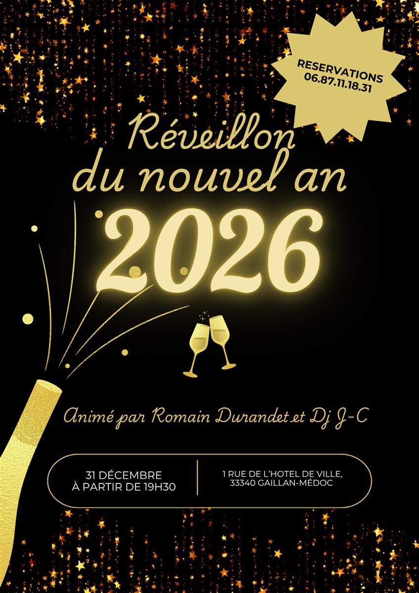 Réveillon de la Saint-Sylvestre à Gaillan