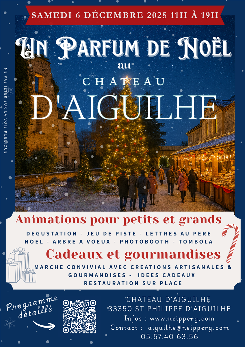 Un parfum de Noël au Château d'Aiguilhe