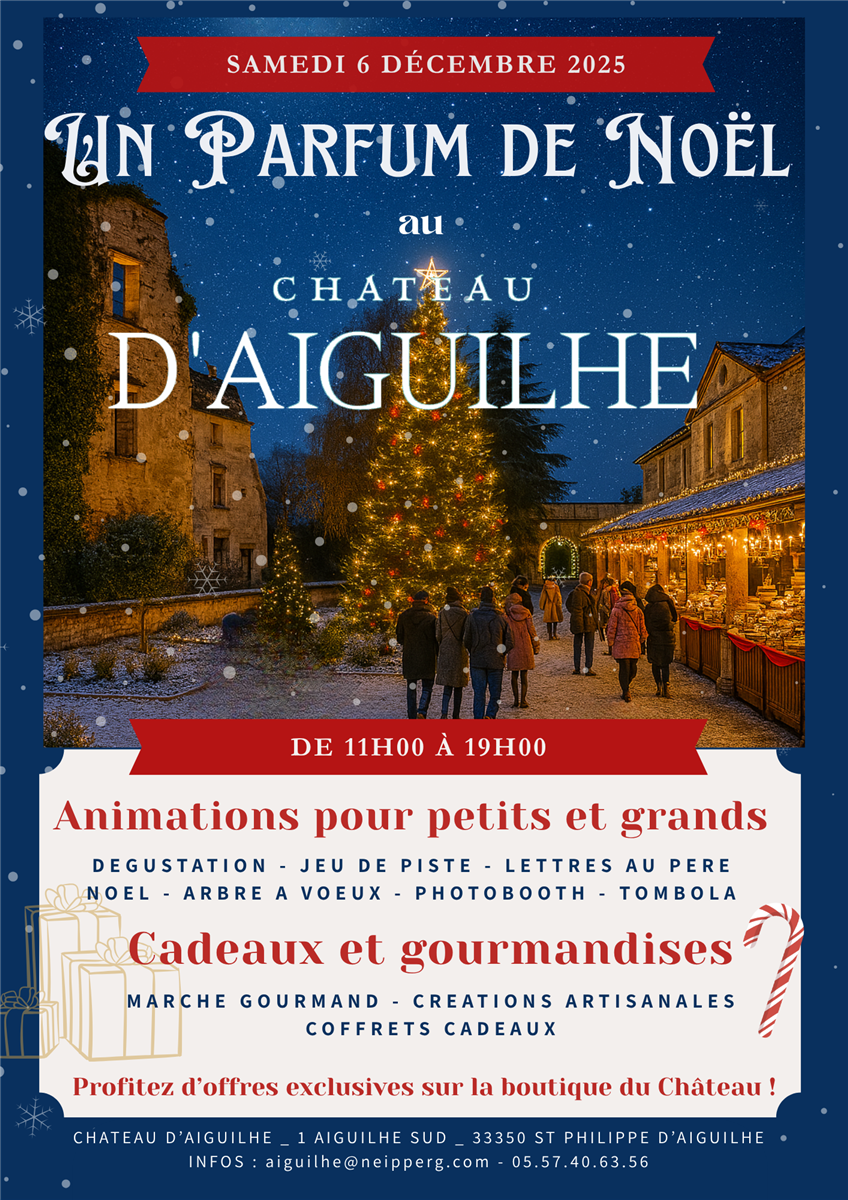 Un parfum de Noël au Château d'Aiguilhe