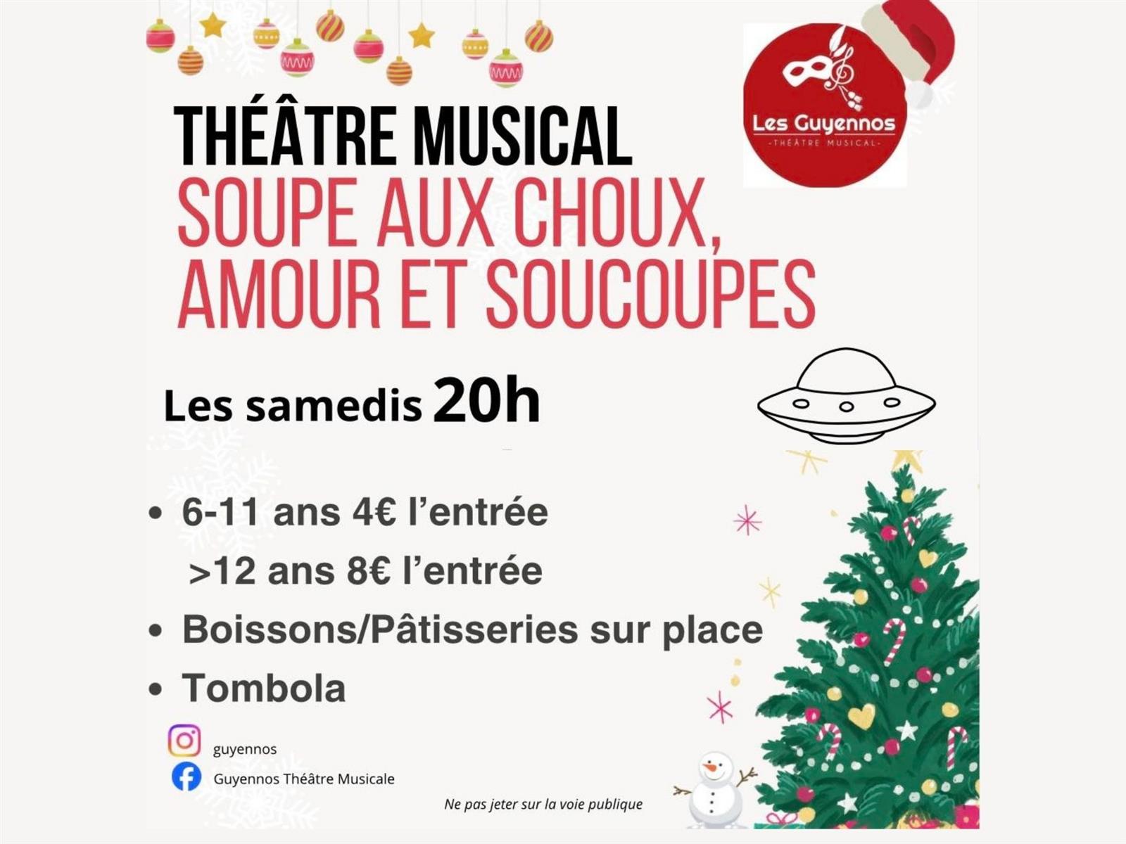 Théâtre musical "Soupe aux choux : amour et so ...