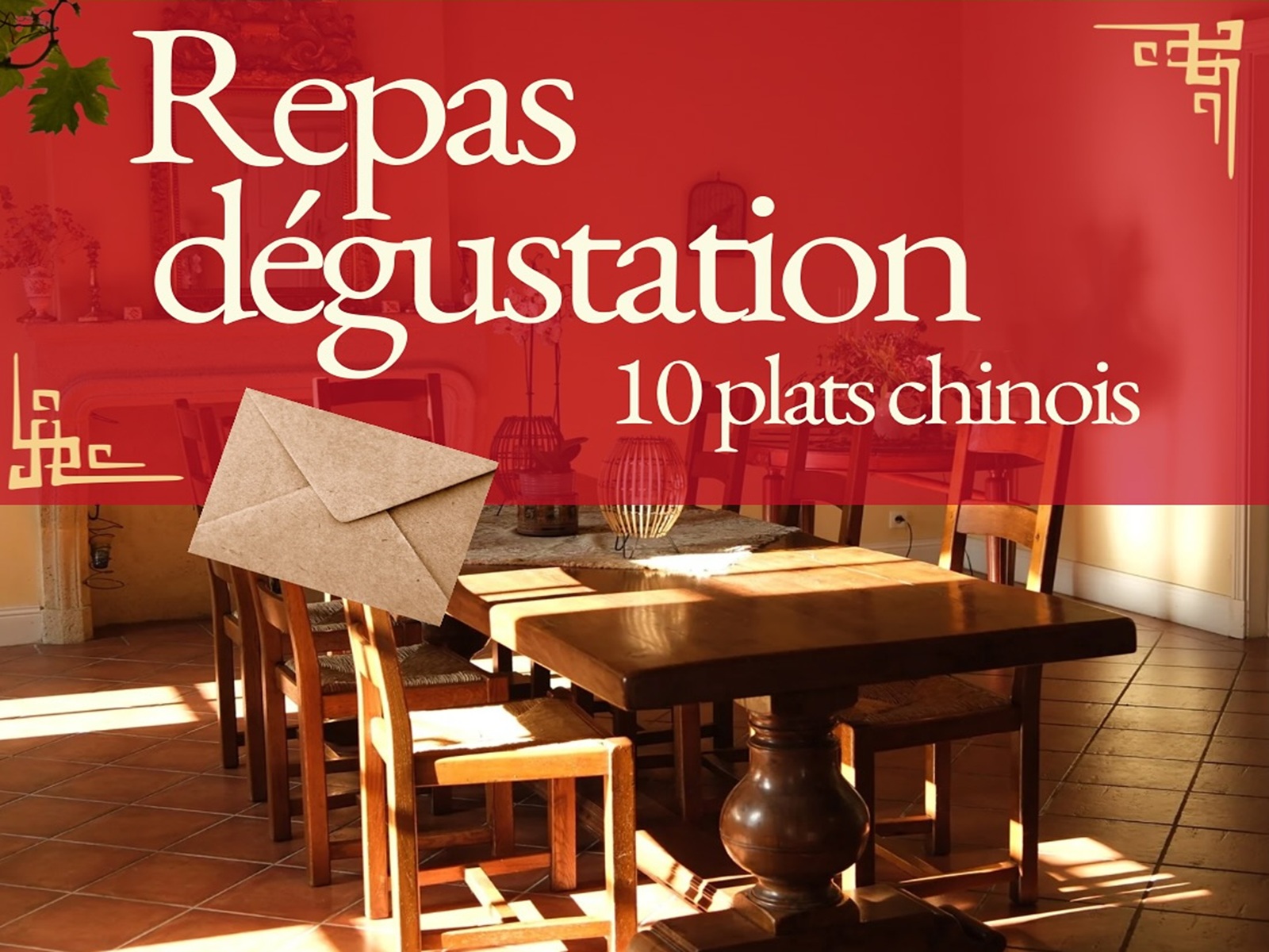 Repas dégustation de plats chinois au Château  ...