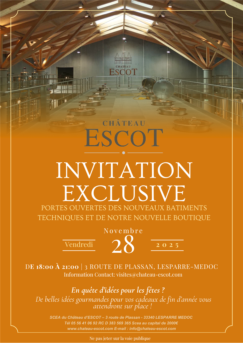 Portes ouvertes du Château Escot