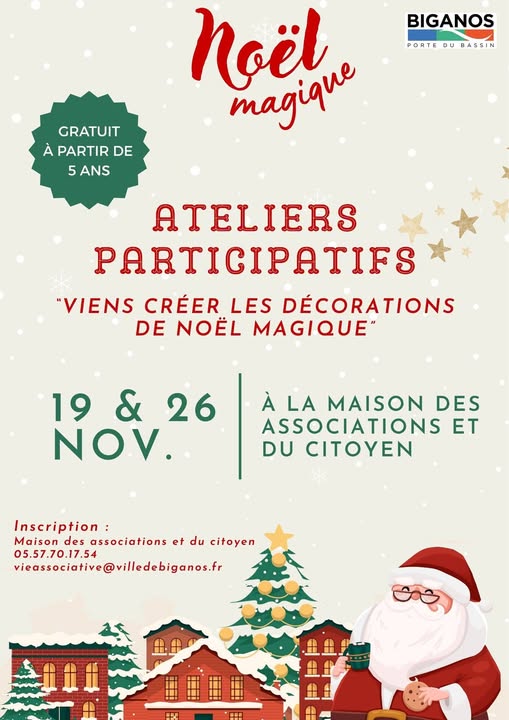Ateliers de Noël : Viens créer les décorations ...