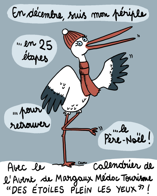 Le Calendrier de l'Avent de Margaux Médoc Tourisme