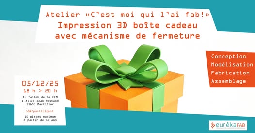 C'est moi qui l'ai fab ! Impression 3D d'une b ...