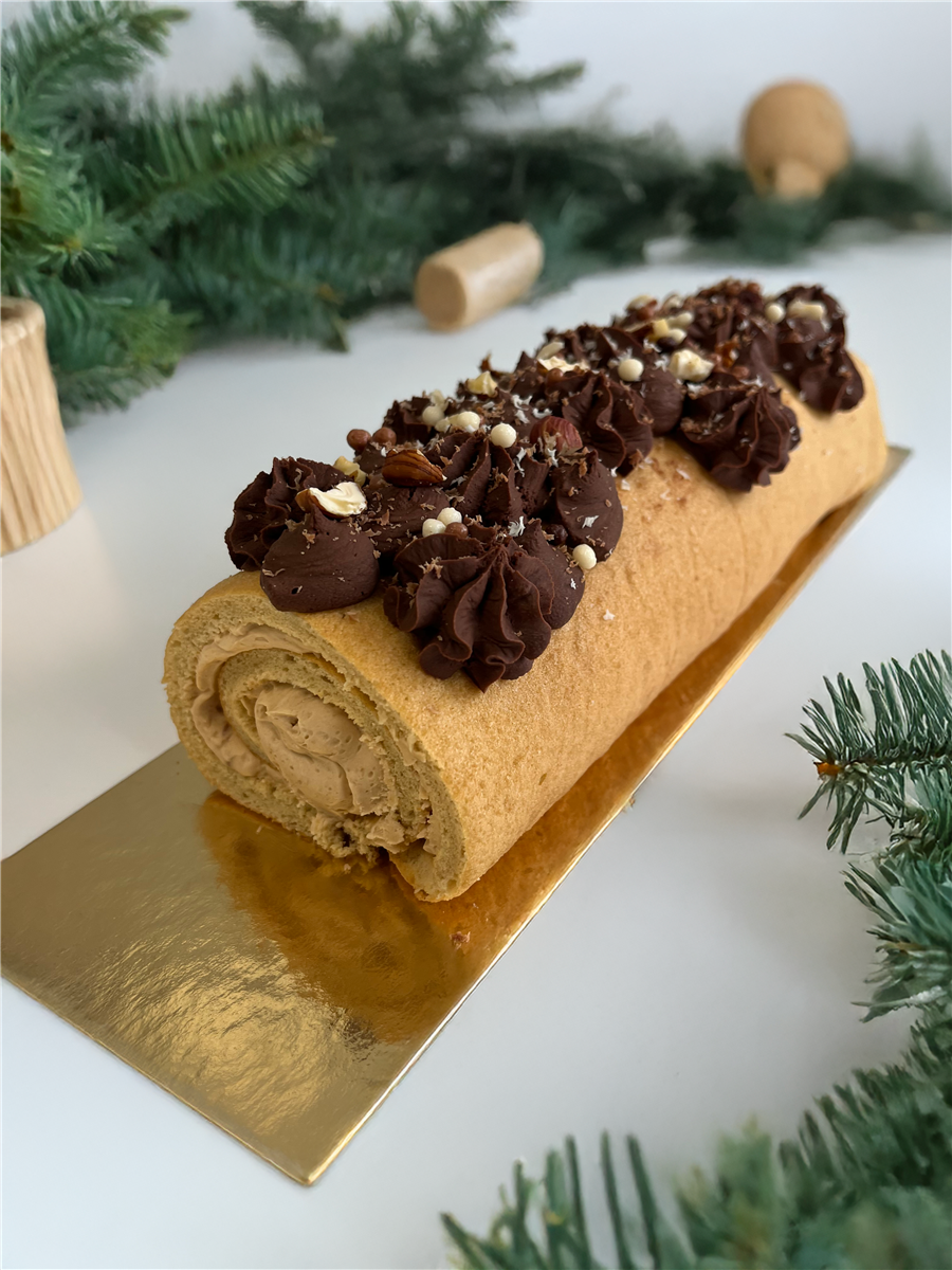 Atelier Bûche Roulée Chocolat-Praliné