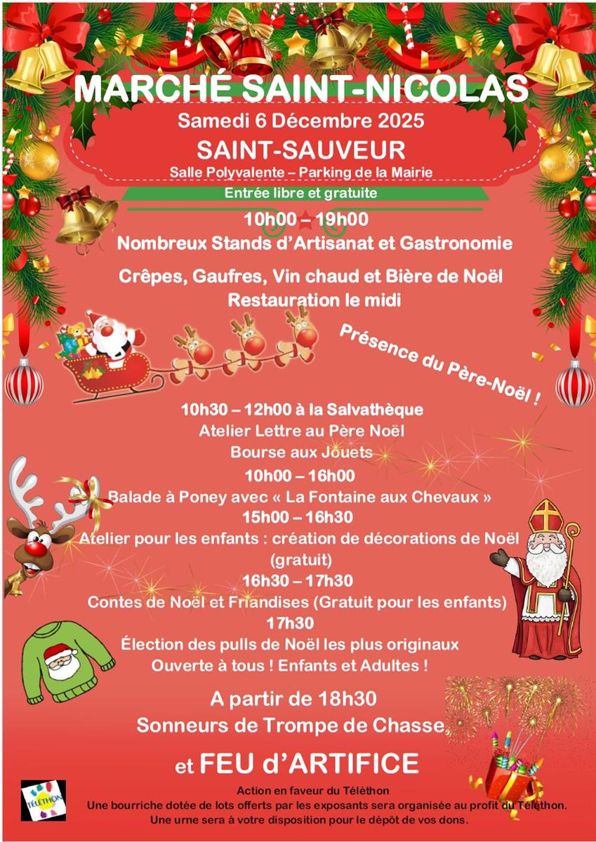 Marché Saint-Nicolas de Saint-Sauveur