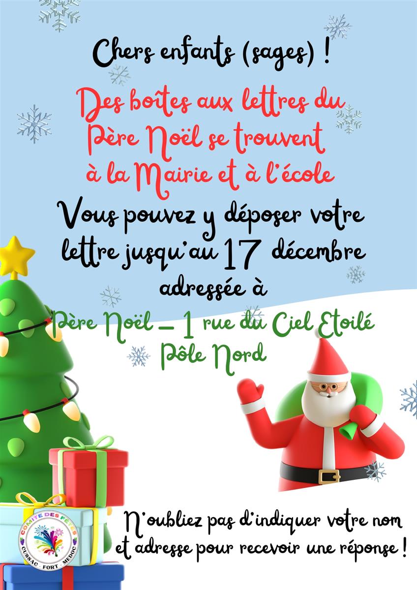 La Boître aux lettres du Père Noël à Cussac