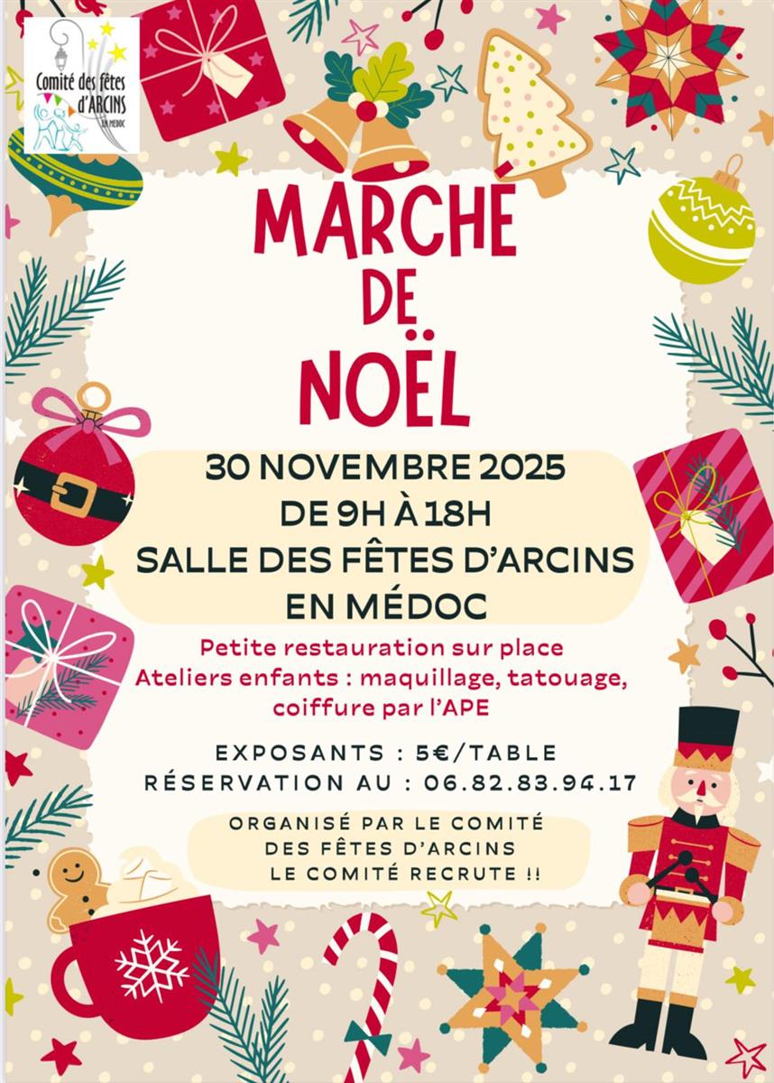 Marché de Noël à Arcins