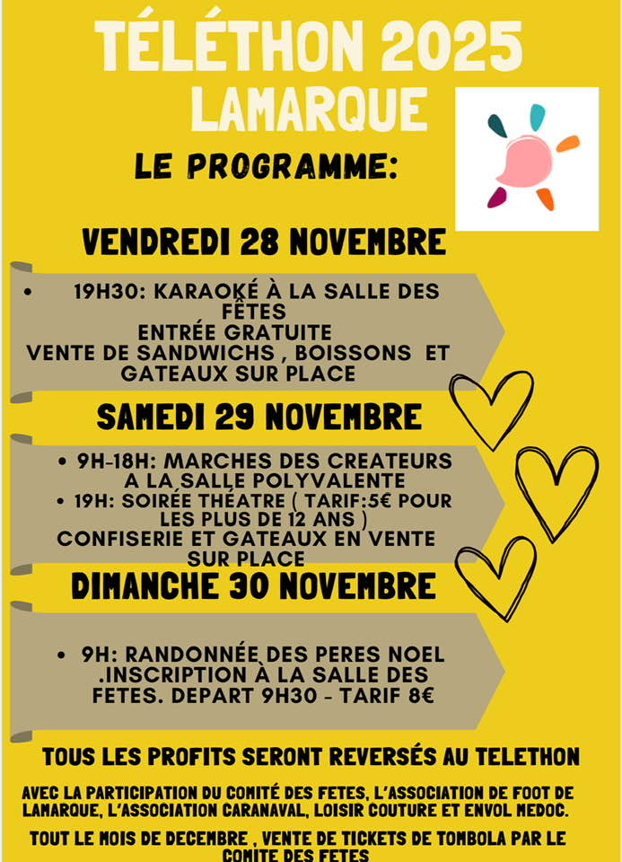 Téléthon à Lamarque