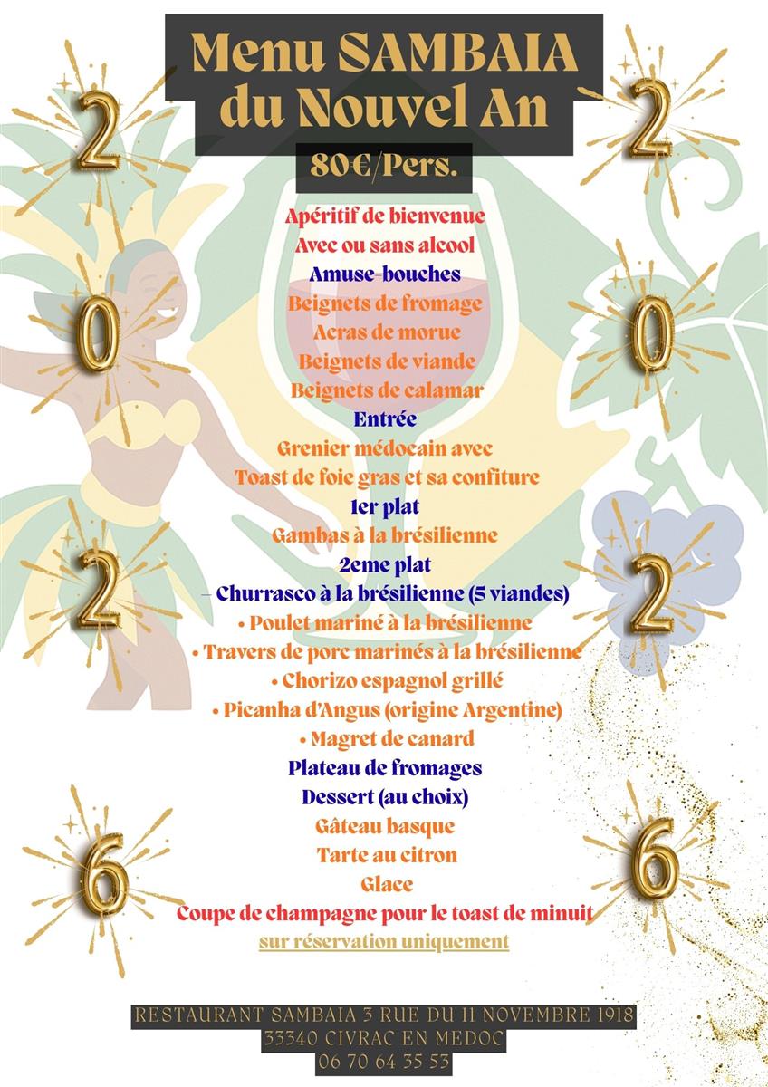 Reveillon de la St-Sylvestre au Sambaia