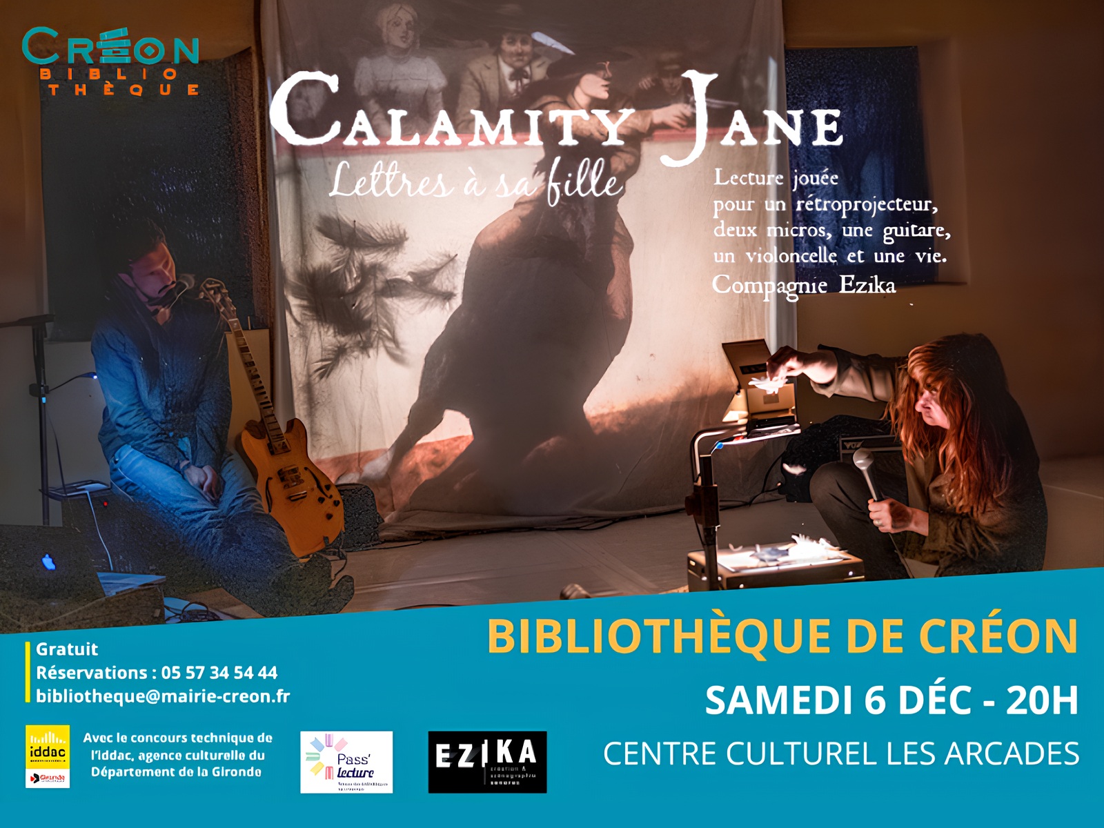 Calamity Jane, lettres à sa fille – Cie Ezika  ...