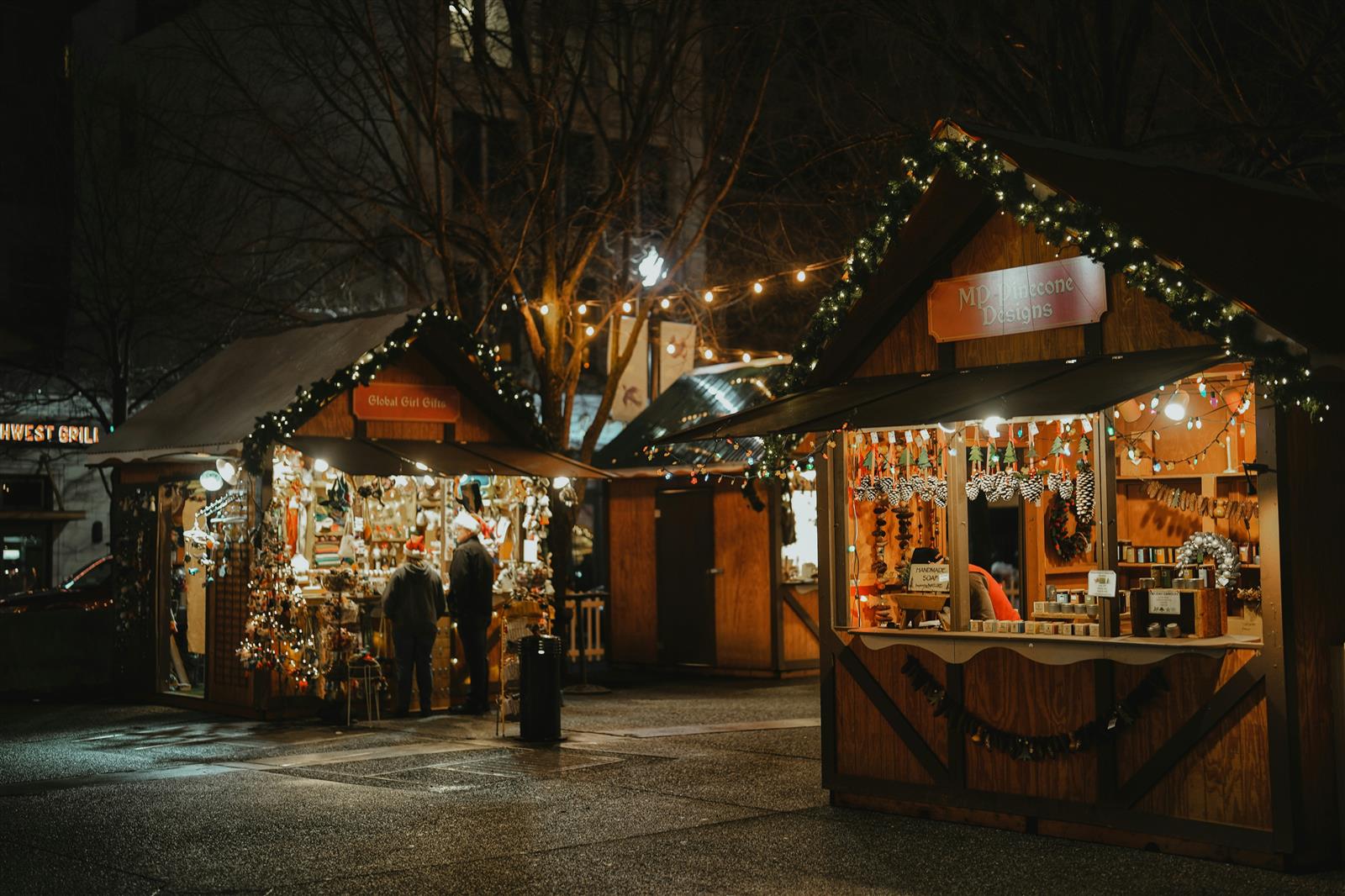 Le Marché d'hiver nocturne