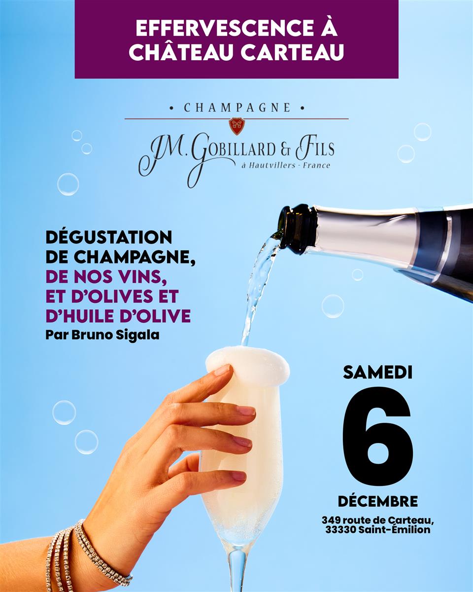 Dégustation de champagne, de vins et d'huile d ...