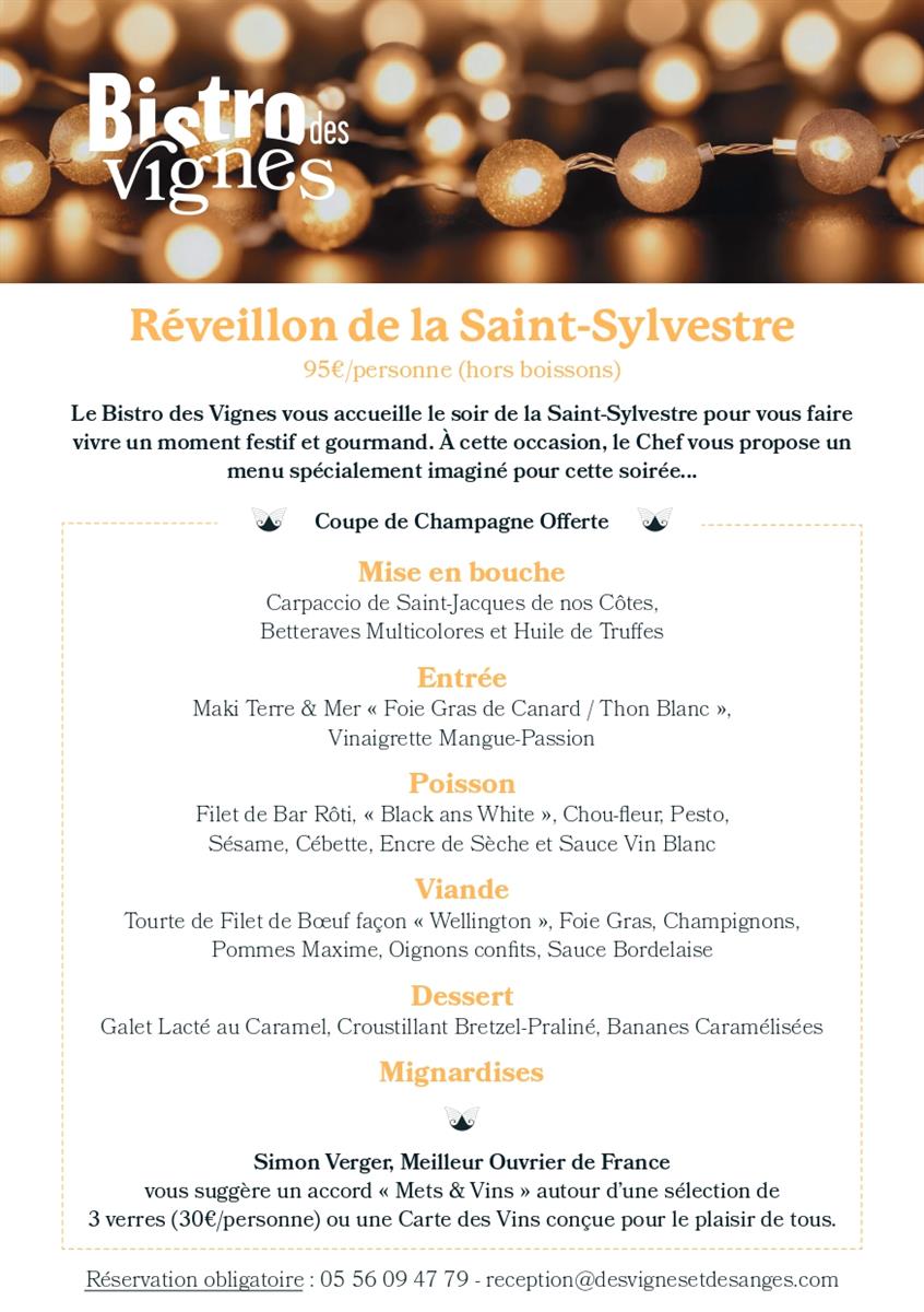Réveillon de la Saint-Sylvestre au Bistro des  ...