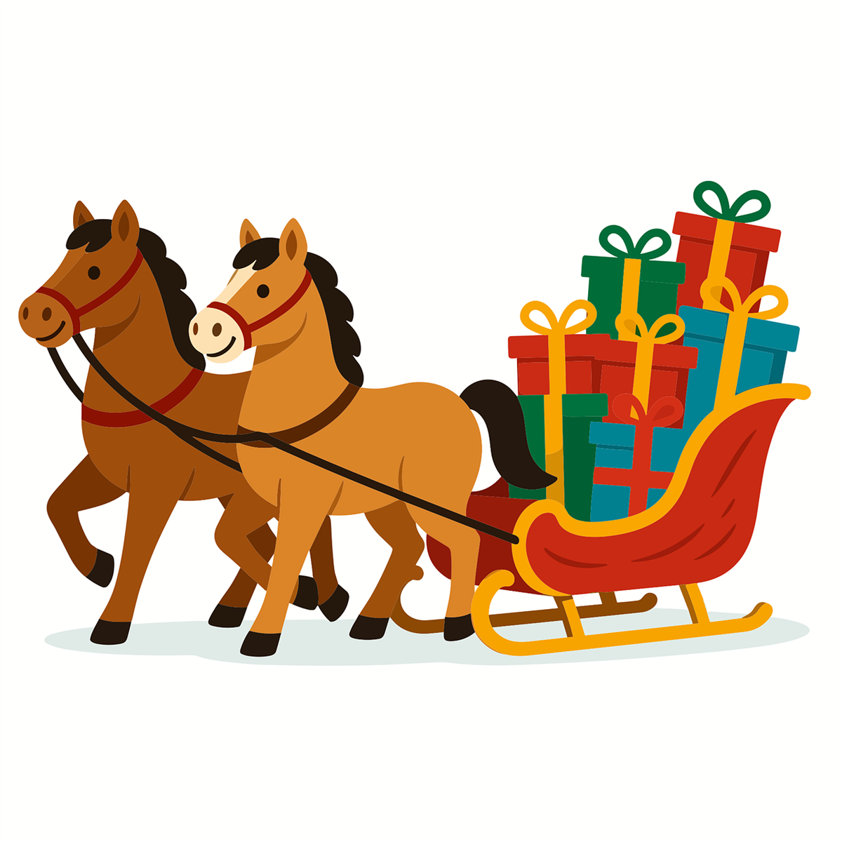 Balades de Noël en calèche