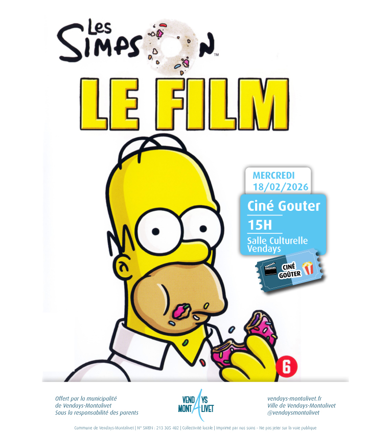 Ciné Goûter " Les Simpson, le film"