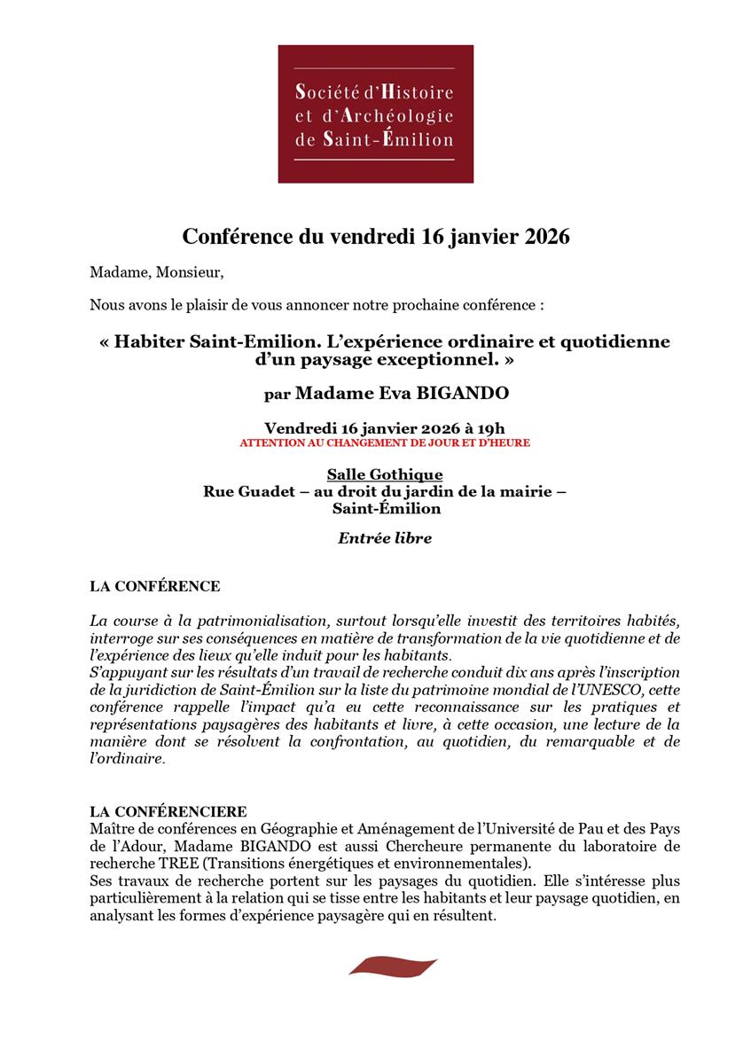 Conférence : Eva BIGANDO - Habiter Saint-Emili ...