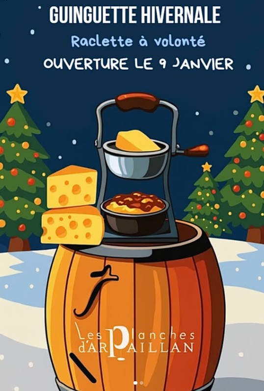 Guinguette raclette au domaine d'Arpaillan