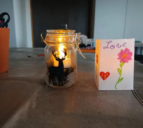 Atelier créatif Lanterne d'automne