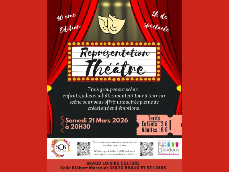 Représentation théatrale par le Braud Loisirs  ...