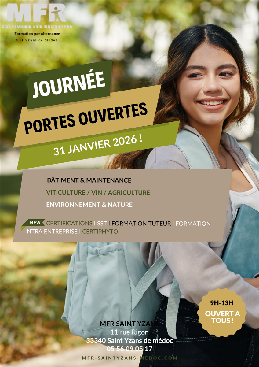 Portes Ouvertes MFR St-Yzans