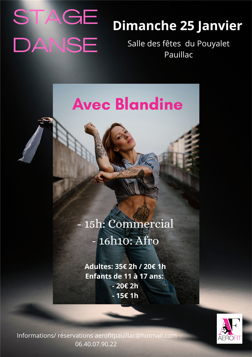 Stage de danse avec "Blandine"