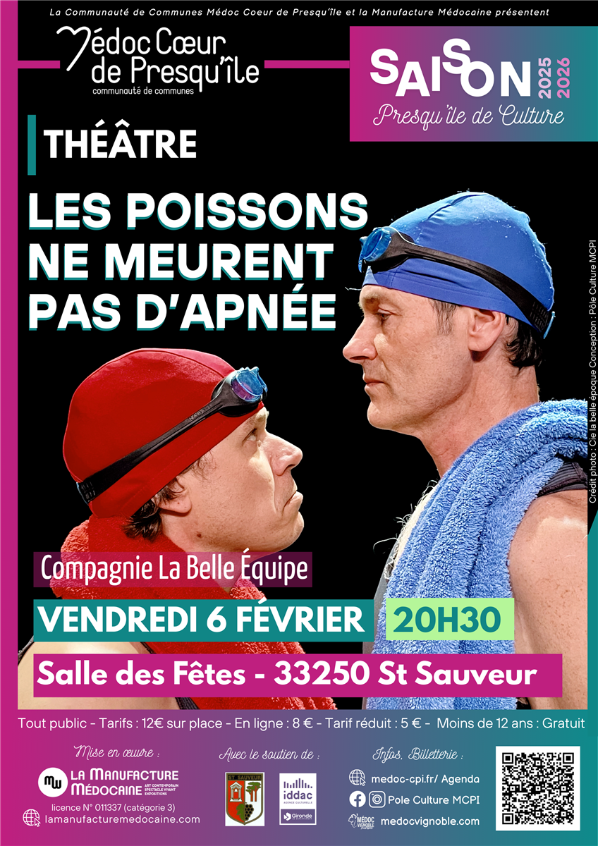 Théâtre "Les poissons ne meurent pas d'apnée"