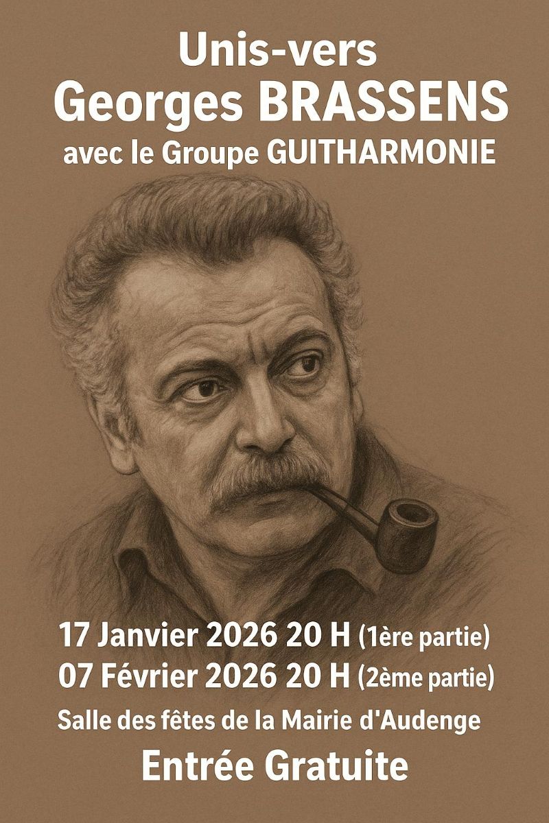 Le groupe Guitharmonie interprète Brassens